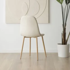 Allende Chaise rembourrée blanche