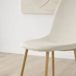 Allende Chaise rembourrée blanche
