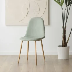 Allende Chaise rembourrée bleu aigue-marine