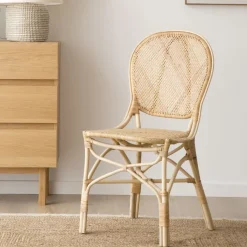Azur Chaise en rotin naturel