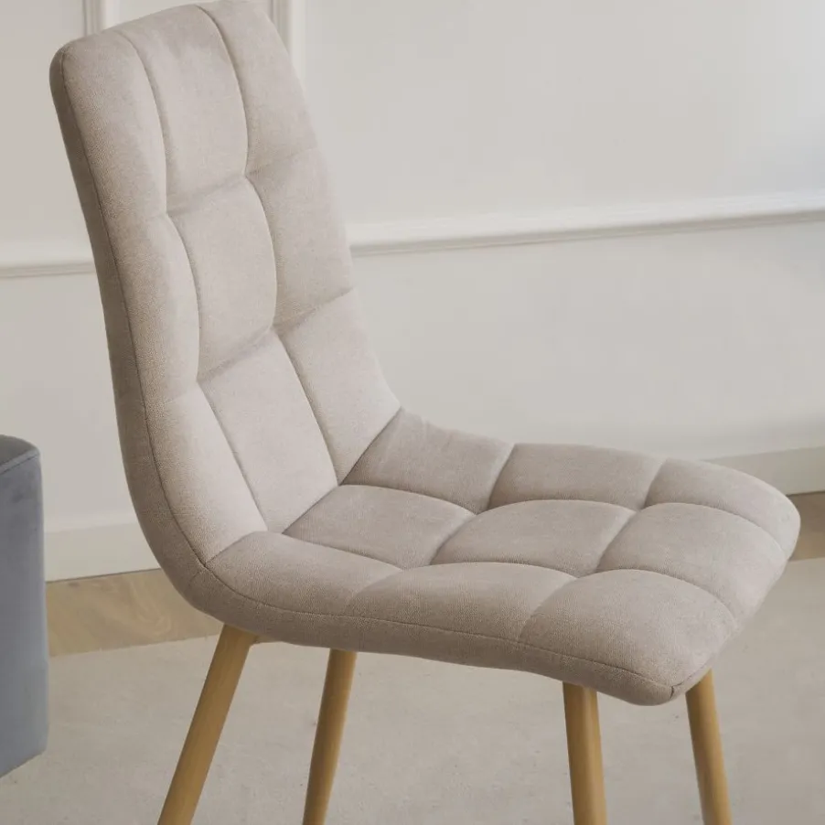 Basilea Chaise rembourrée beige