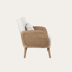 Corfu Sill&oacute;n tapizado y madera
