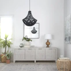 Cuzco Buffet bas en bois massif blanc wild