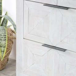 Cuzco Commode en bois massif blanc wild