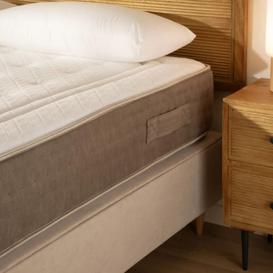 Epona Matelas à ressorts ensachés et viscoélastique 150 x 190 cm