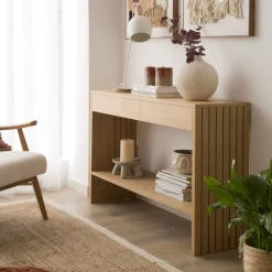 Haiku Meuble d'entrée avec espace de rangement en bois