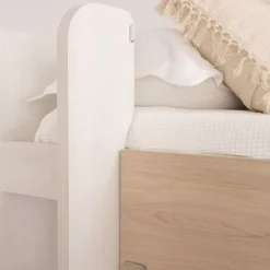 Hansel Lit avec tiroirs pour matelas de 90x190 avec échelle à gauche