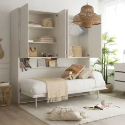 Hansel Lit escamotable avec rangement