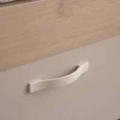 Hansel Lit superposé avec lit gigogne pour matelas de 90x190 avec échelle à gauche