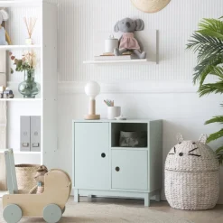 Kadi Meuble enfant avec rangement vert