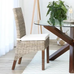Koboo Chaise en rotin naturel
