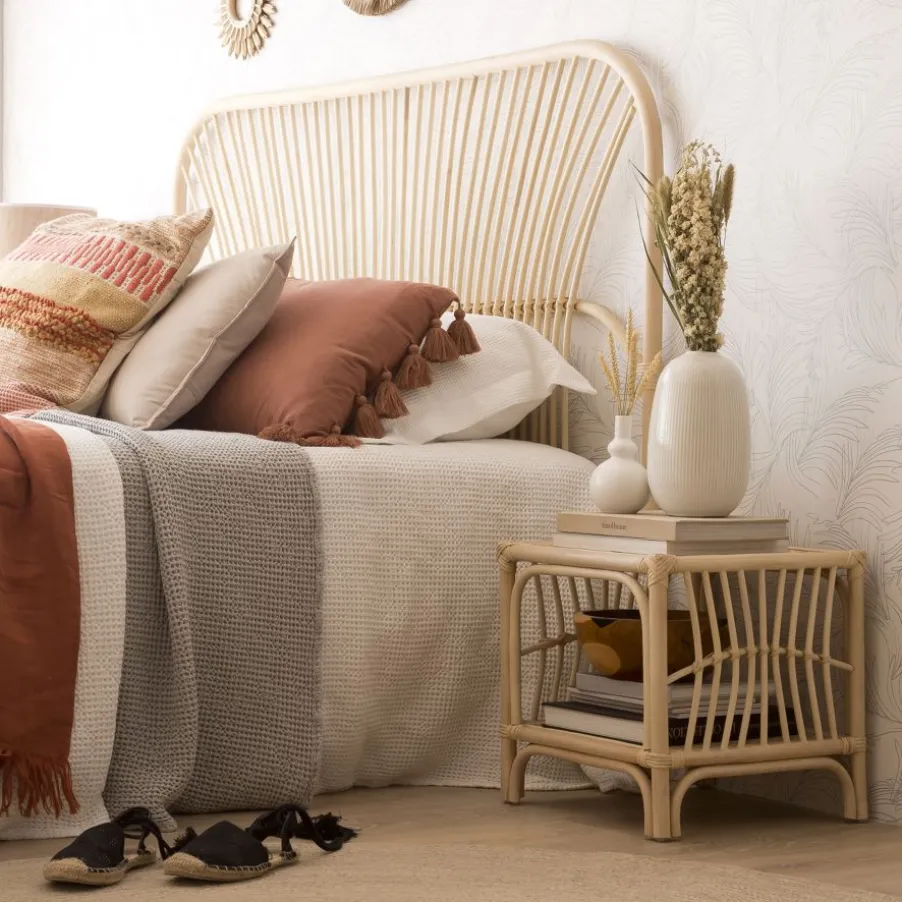 Lux Tête de lit en rotin naturel pour lit de 150 et 160