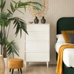 Margot Chiffonnier en bois laqué blanc