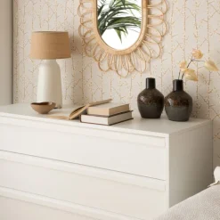 Margot Commode en bois laqué blanc