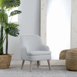 Naivi Fauteuil de lecture gris
