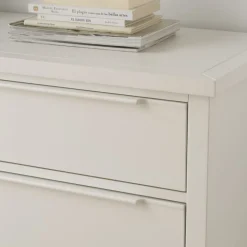 Naroa Confortable laqué en blanc