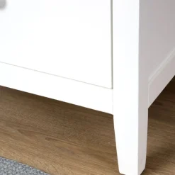 Niza Commode en bois laqué blanc