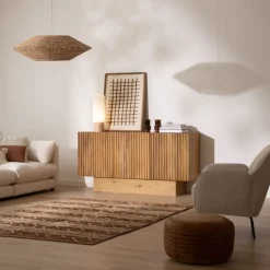 Nolan Aparador de madera maciza de mango