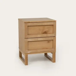 Olivia Table de nuit en bois massif naturel