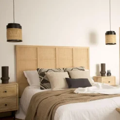 Pandora Tête de lit en bois et rotin pour lit de 150 et 160
