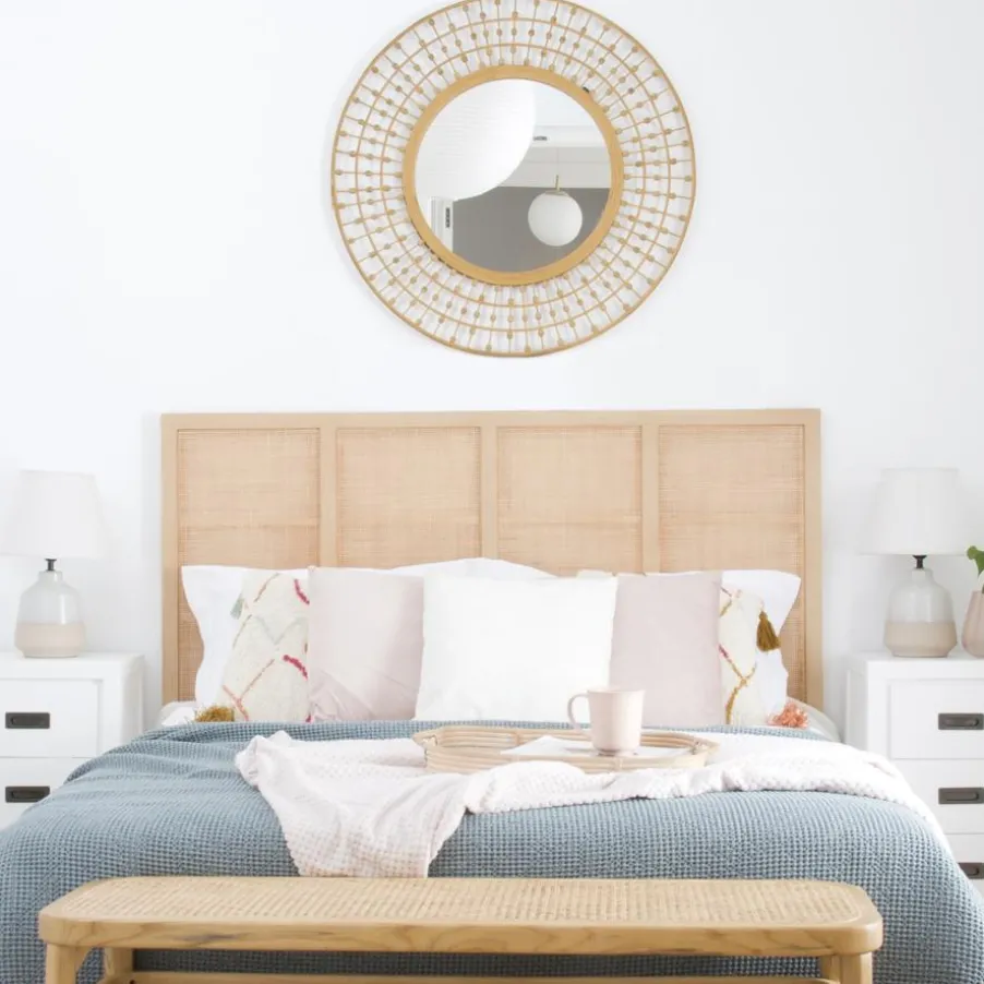 Pandora Tête de lit en bois et rotin pour lit de 150 et 160