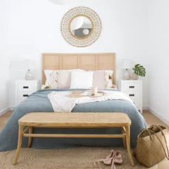 Pandora Tête de lit en bois et rotin pour lit de 150 et 160
