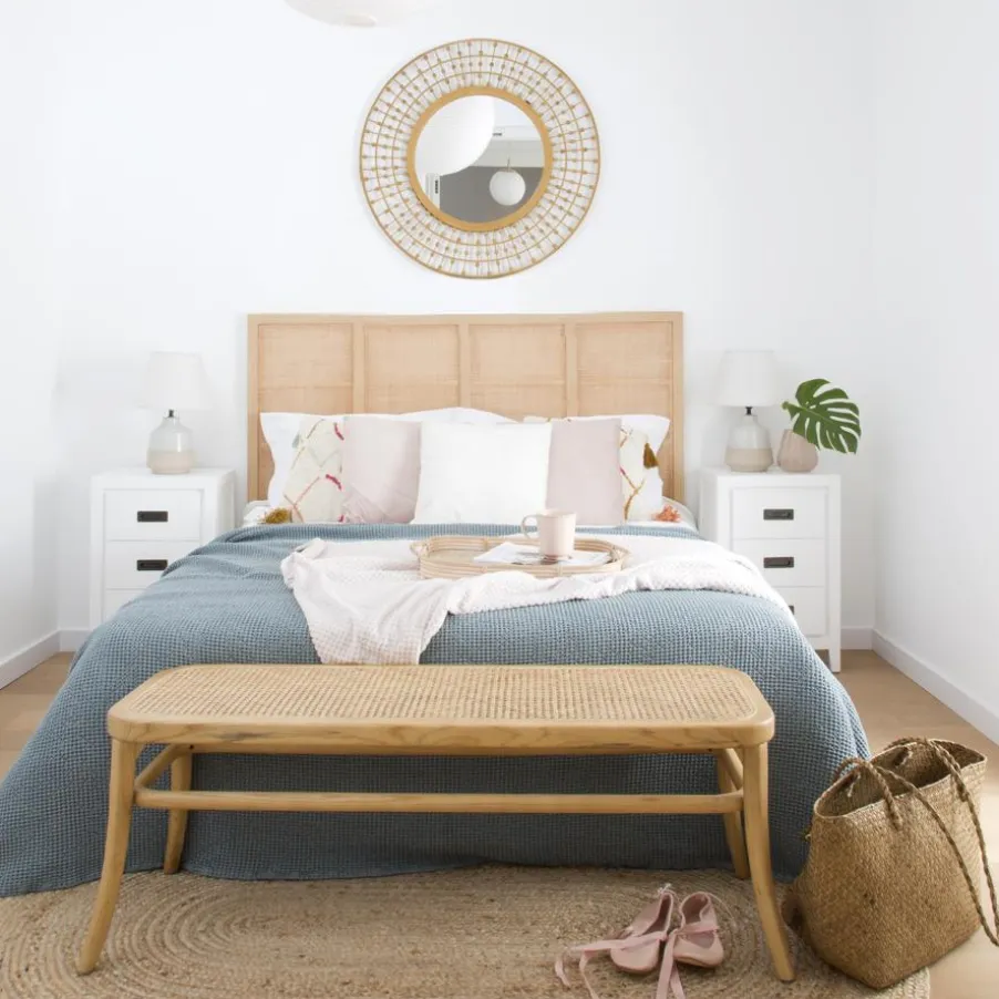 Pandora Tête de lit en bois et rotin pour lit de 150 et 160