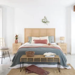 Pandora Tête de lit en bois et rotin pour lit de 150 et 160