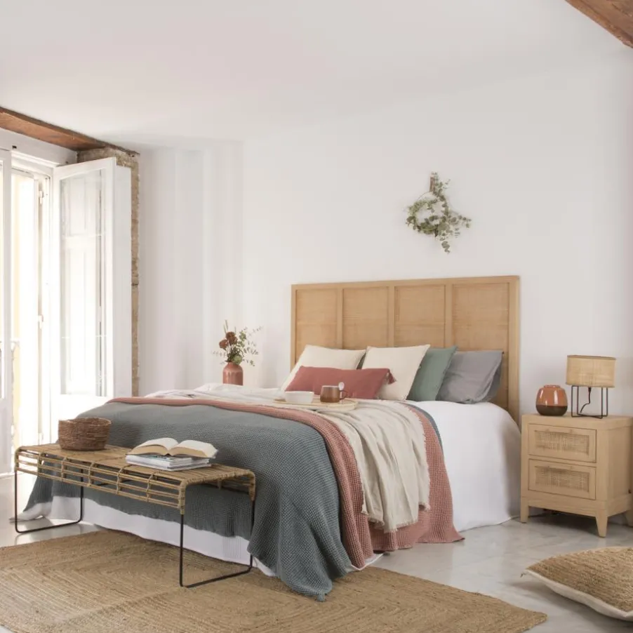 Pandora Tête de lit en bois et rotin pour lit de 150 et 160