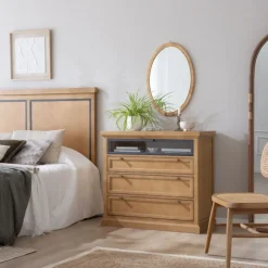 Parma Commode en bois massif de manguier et métal