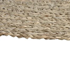 Tapis Rond en fibre naturelle pour salon tuman