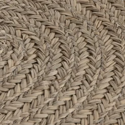 Tapis Rond en fibre naturelle pour salon tuman