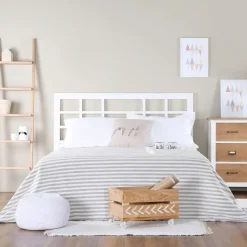 Tribeca T&ecirc;te de lit en bois laqué blanc pour lit de 150 et 160