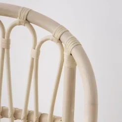 Vinci Chaise enfant en rotin naturel