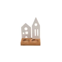Wante Porta velas pueblo navideño